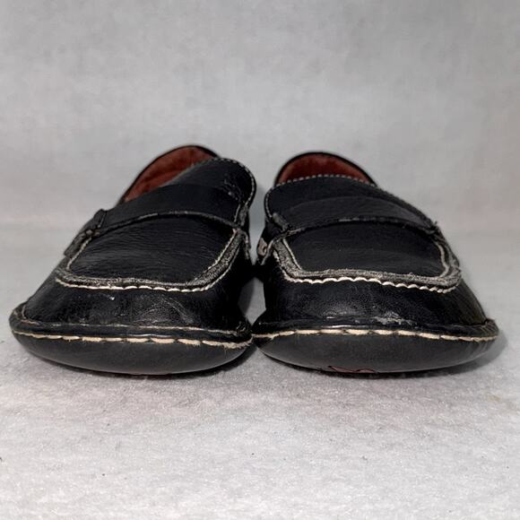 Women’s Born Black Leather Slip-on Loafers size 6 - Picture 5 of 9
